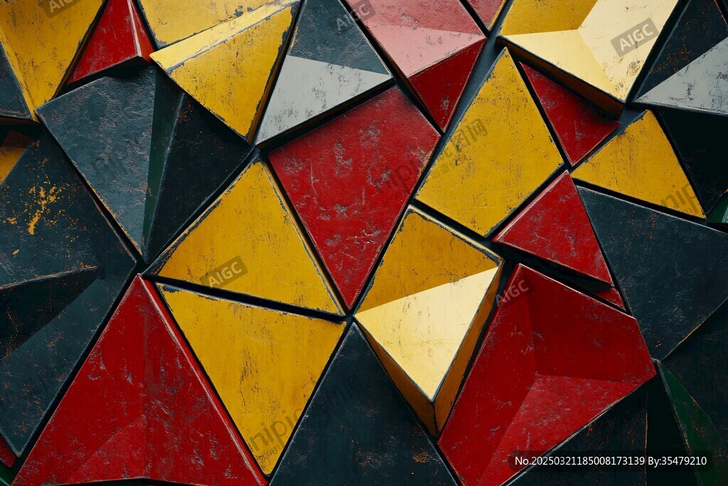 几何图案的抽象艺术