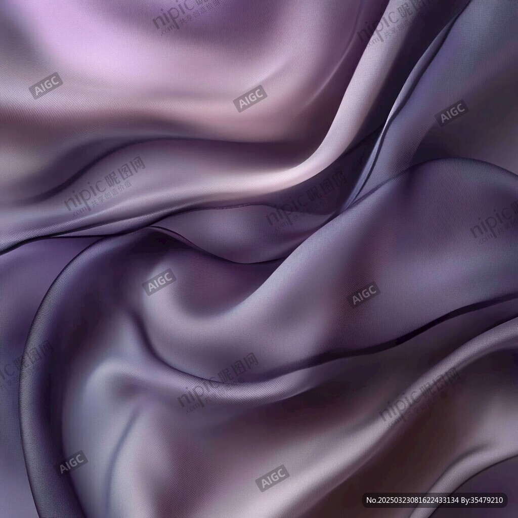 流动的紫色抽象画