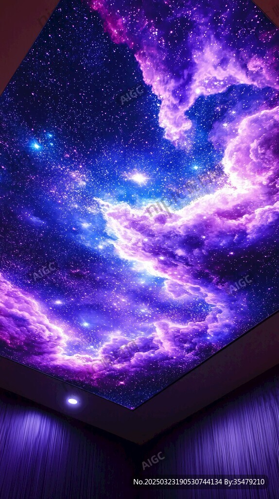 银河之夜的天花板