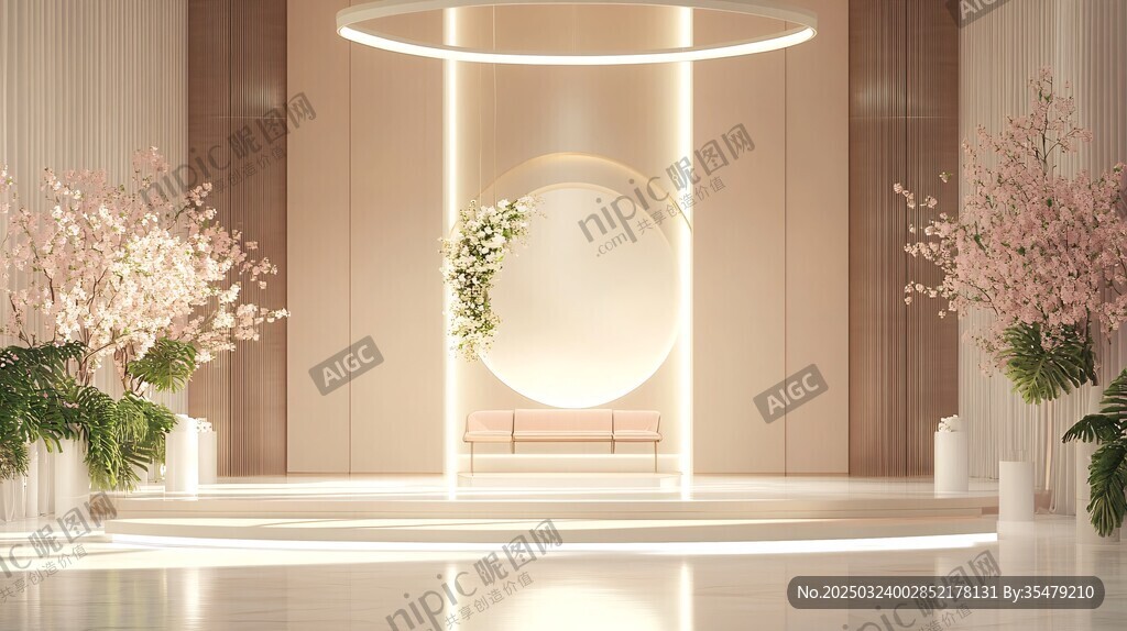 现代婚礼舞台设计