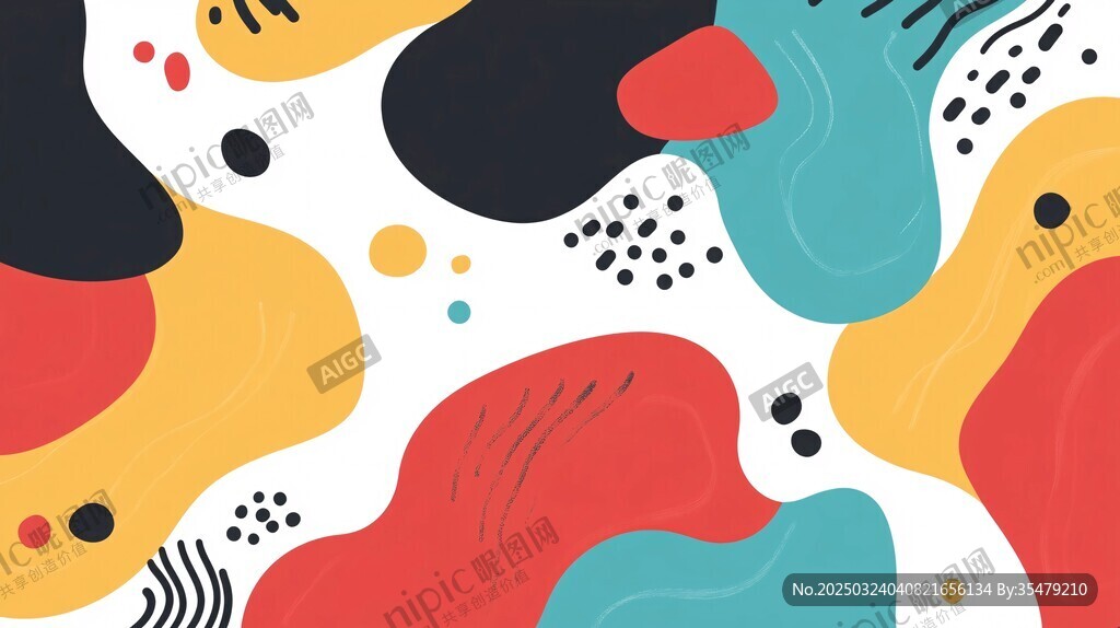 抽象艺术风格的图案