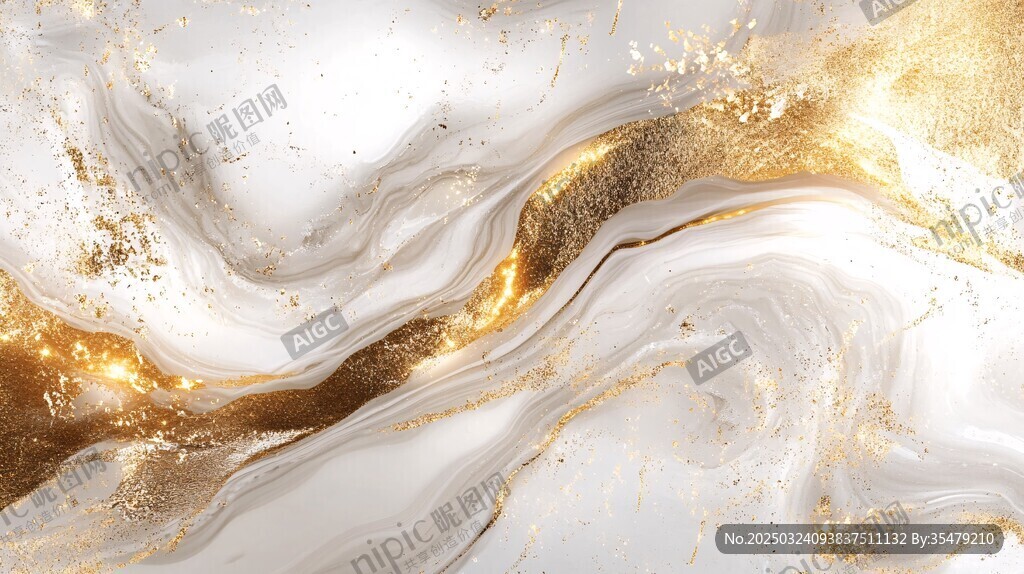 金色大理石纹理背景