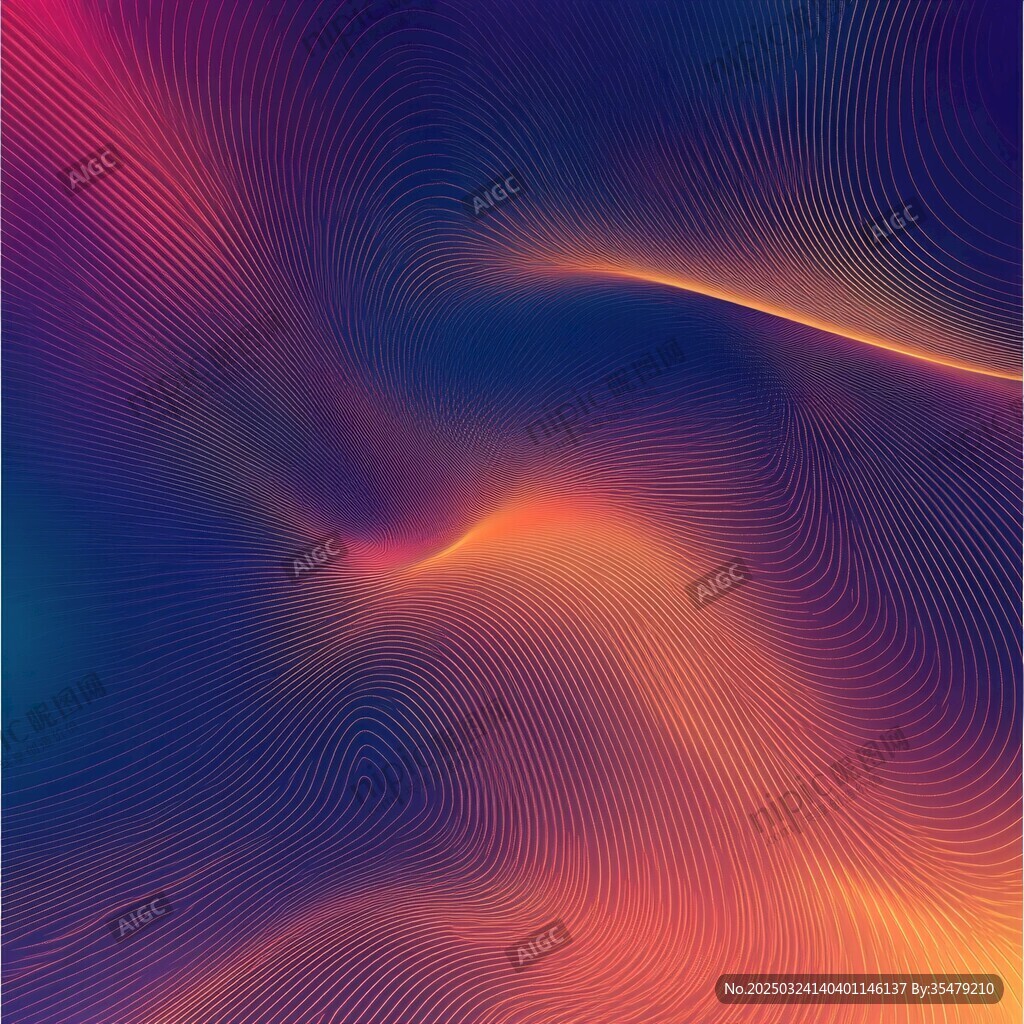 绚丽动感线条抽象背景图