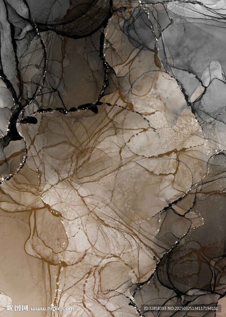 黑色大理石纹背景