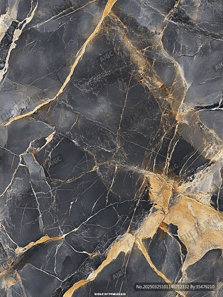 黑金色大理石纹理图案