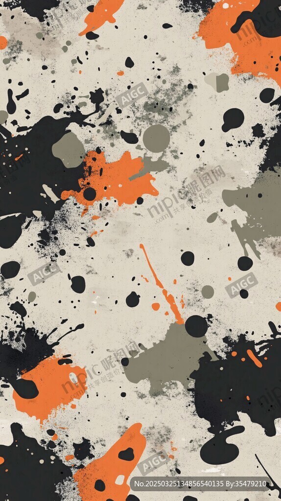 抽象泼墨艺术背景图案