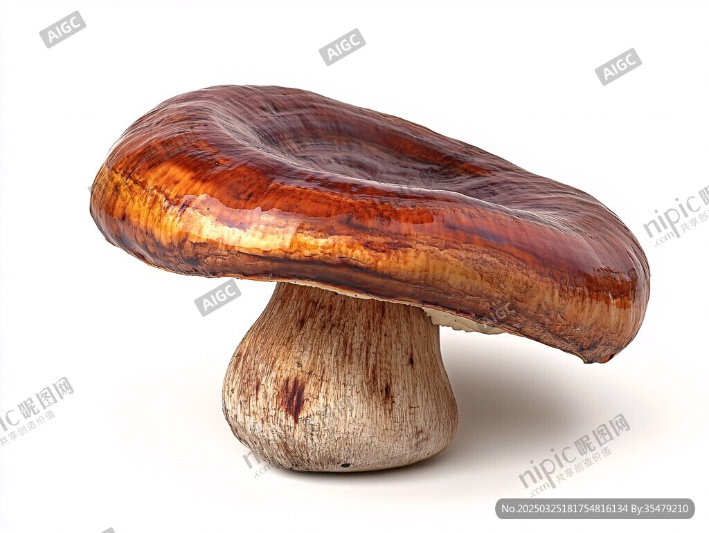 大型美味牛肝菌特写