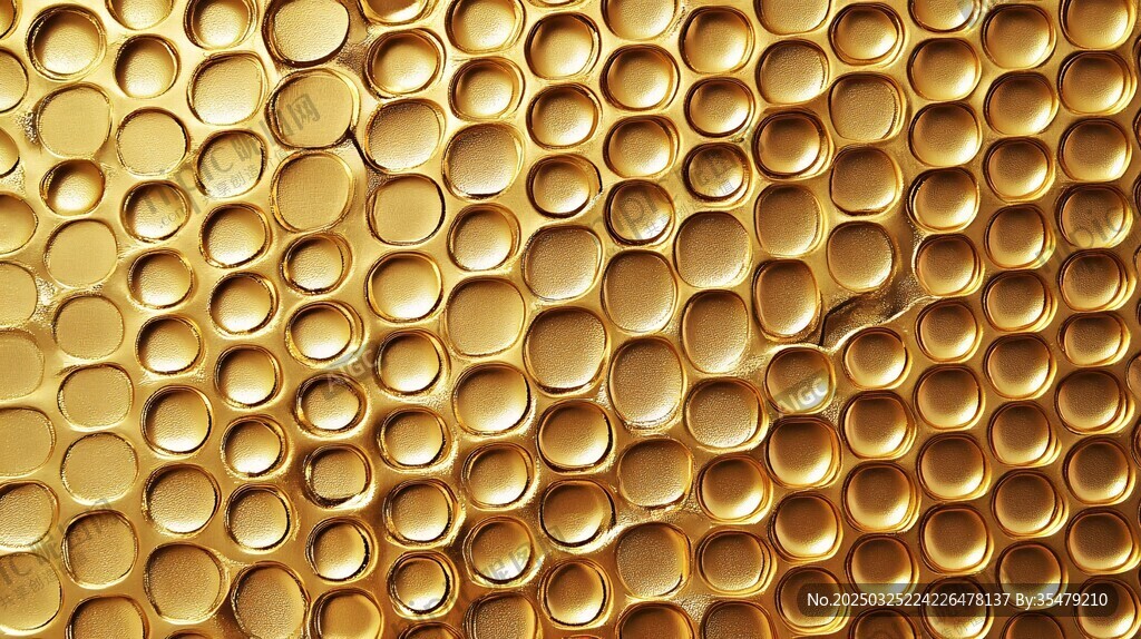 金色圆形纹理背景图案