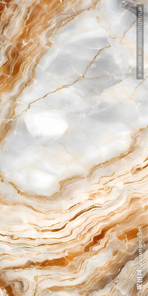高清金色石纹大理石