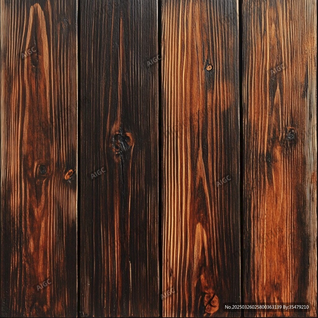 深色木纹木板纹理特写