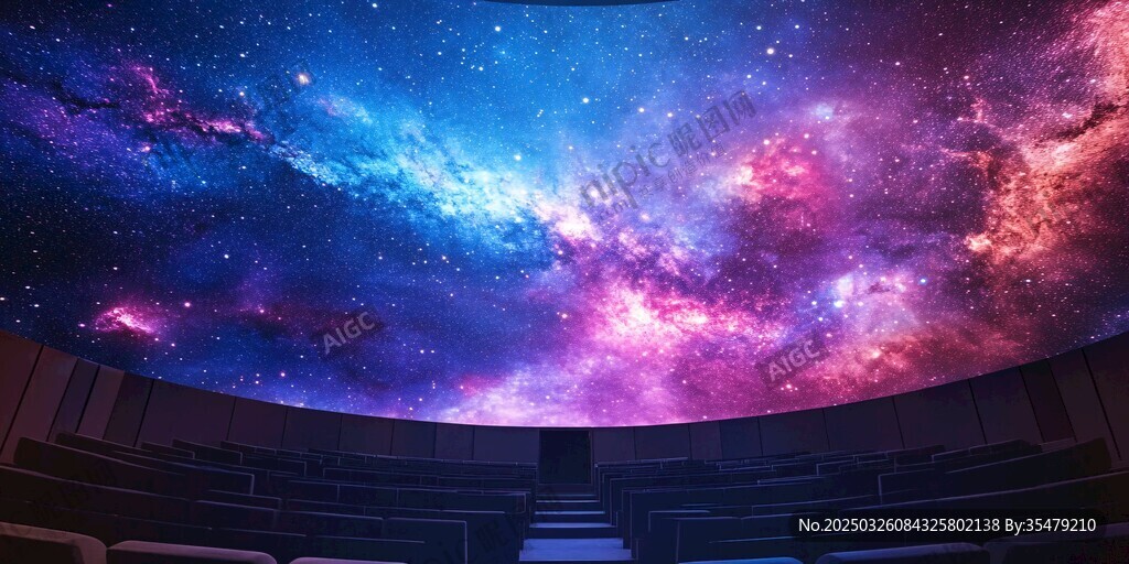 梦幻星空穹顶影院场景