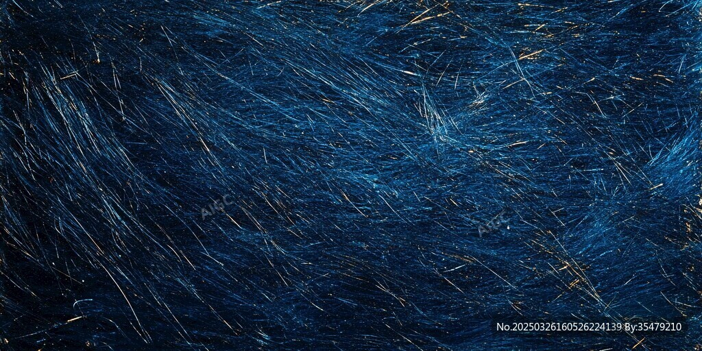 深邃蓝底闪烁金色线条