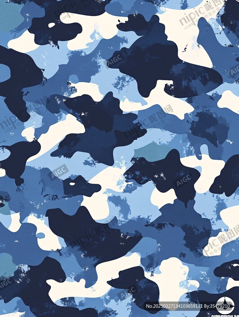 海军风迷彩图案设计素材