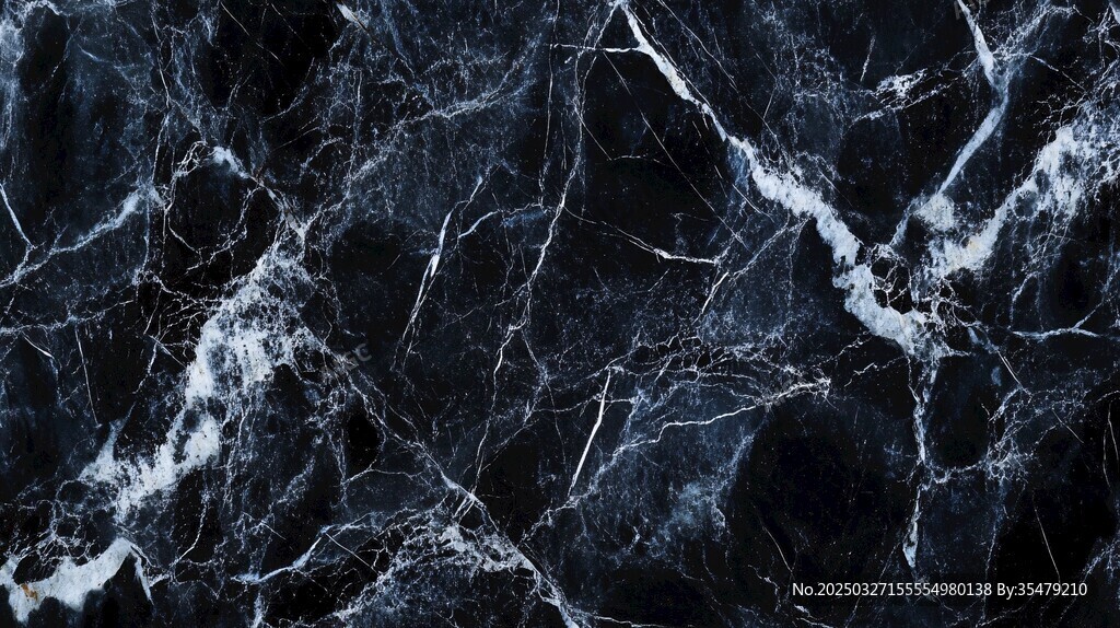 深邃黑纹大理石纹理