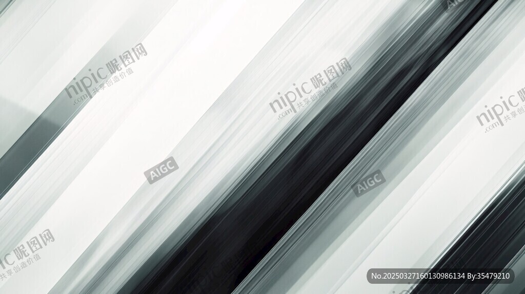 黑白动感线条抽象背景图