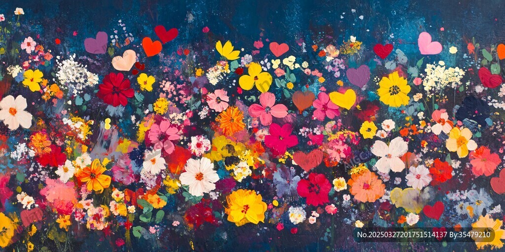 缤纷花海 梦幻烂漫景致