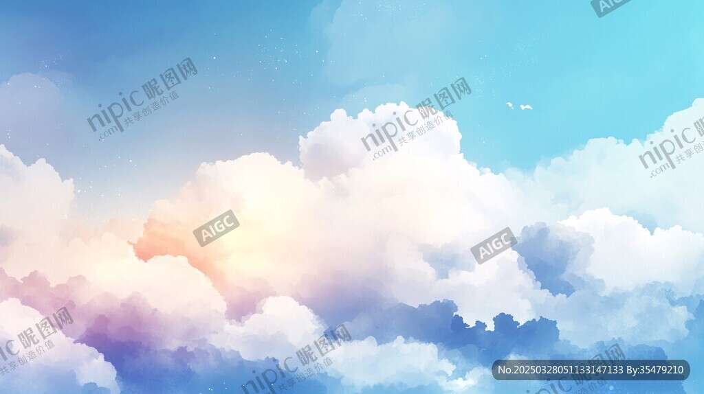 梦幻云海 天空中的绮丽景象