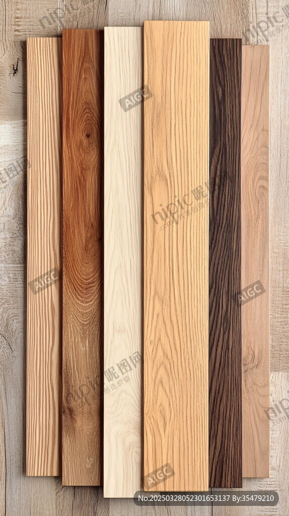 多样木纹地板展示