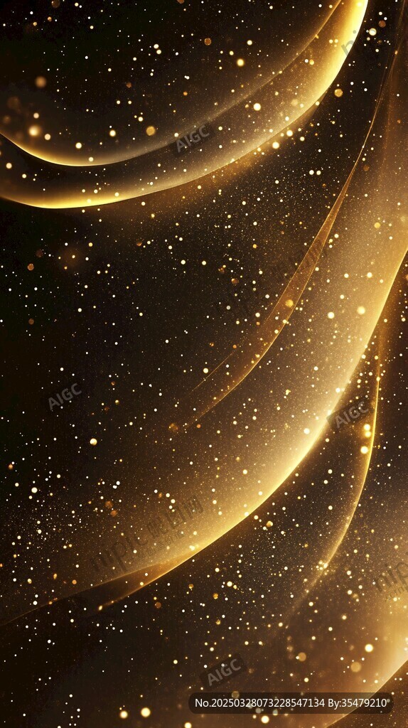 金色流光背景 闪耀质感