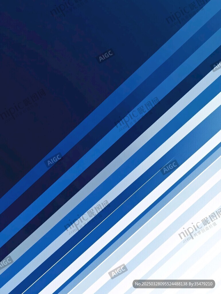 蓝色斜线背景简约设计图