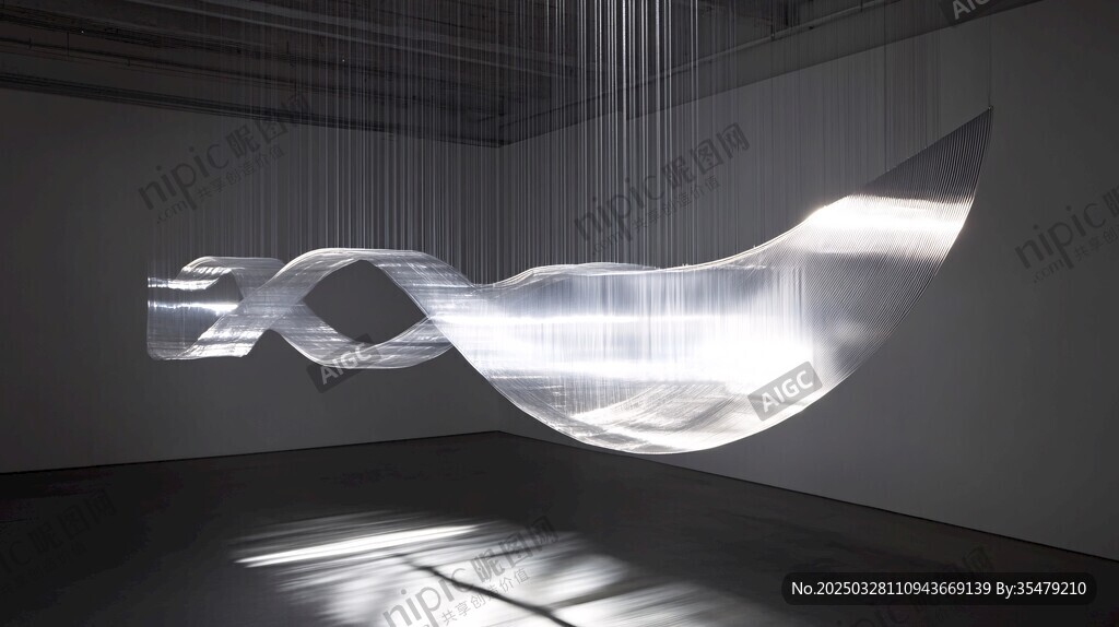 悬浮光影艺术装置