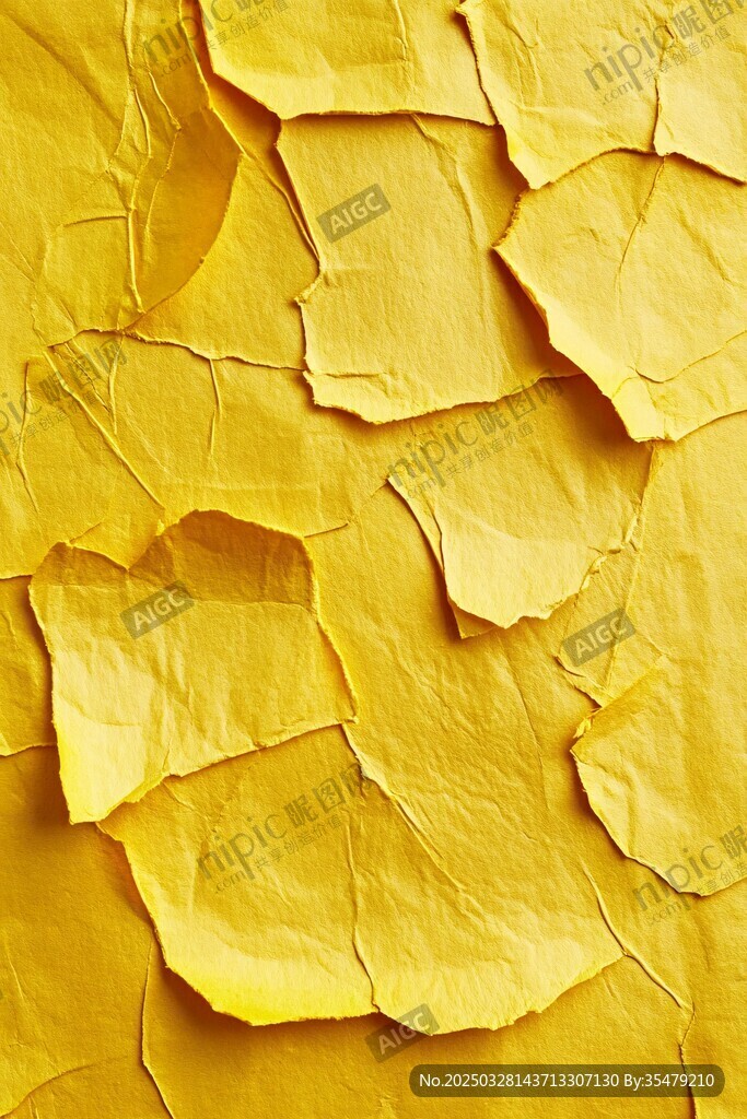 黄色斑驳剥落墙面纹理