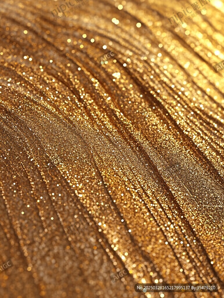 金色闪光纹理背景图案