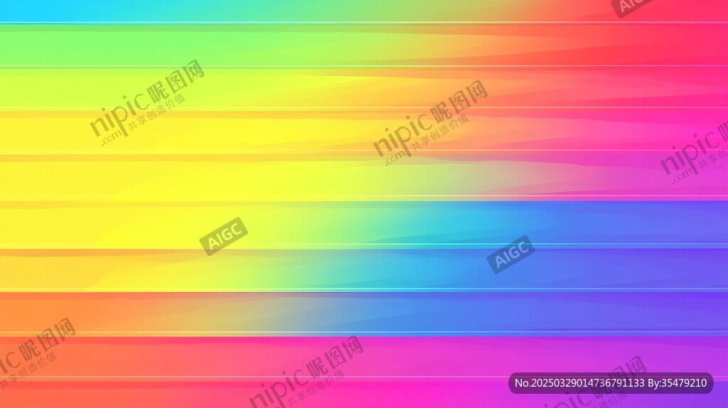 多彩渐变条纹背景图案