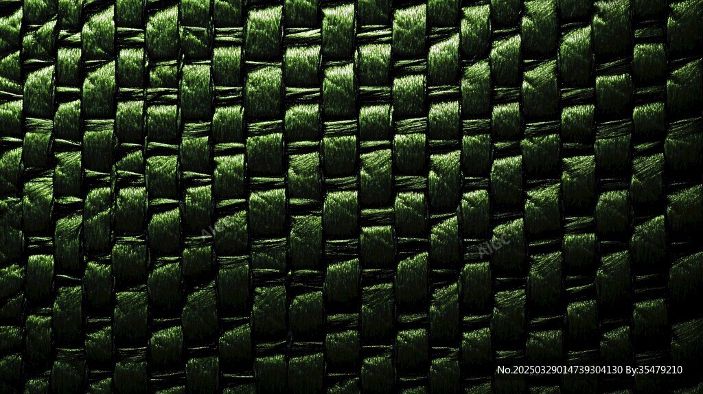 深绿编织纹理背景图