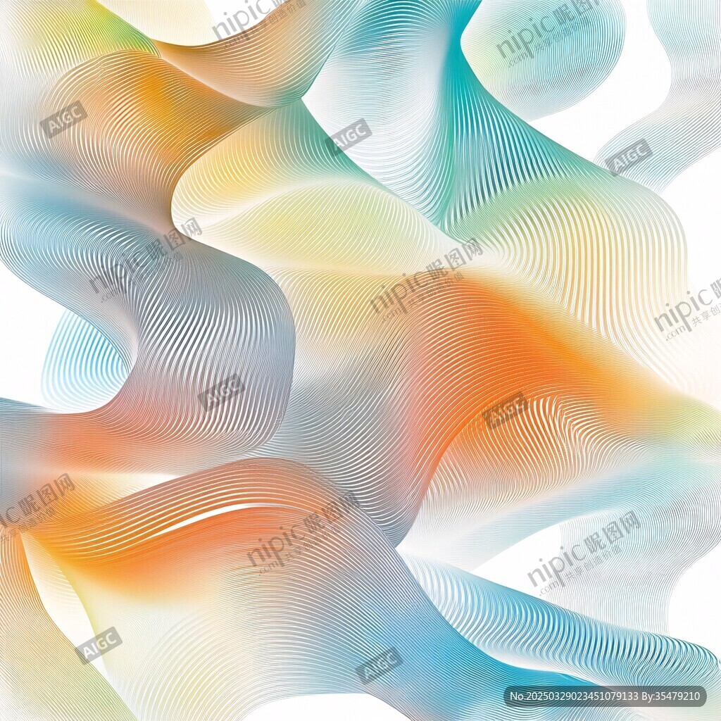 梦幻渐变流体抽象背景图