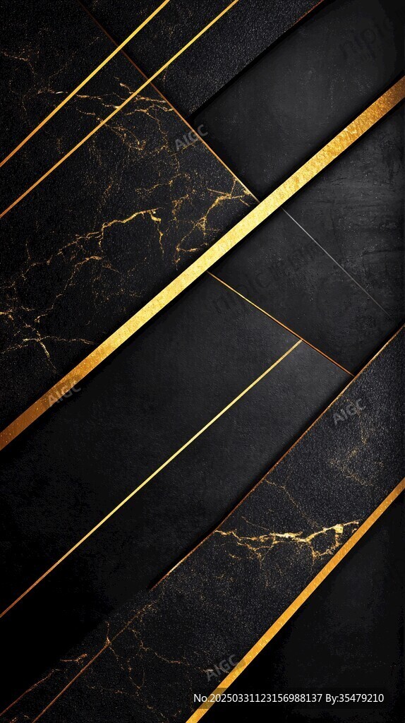 黑金大理石条纹背景图案