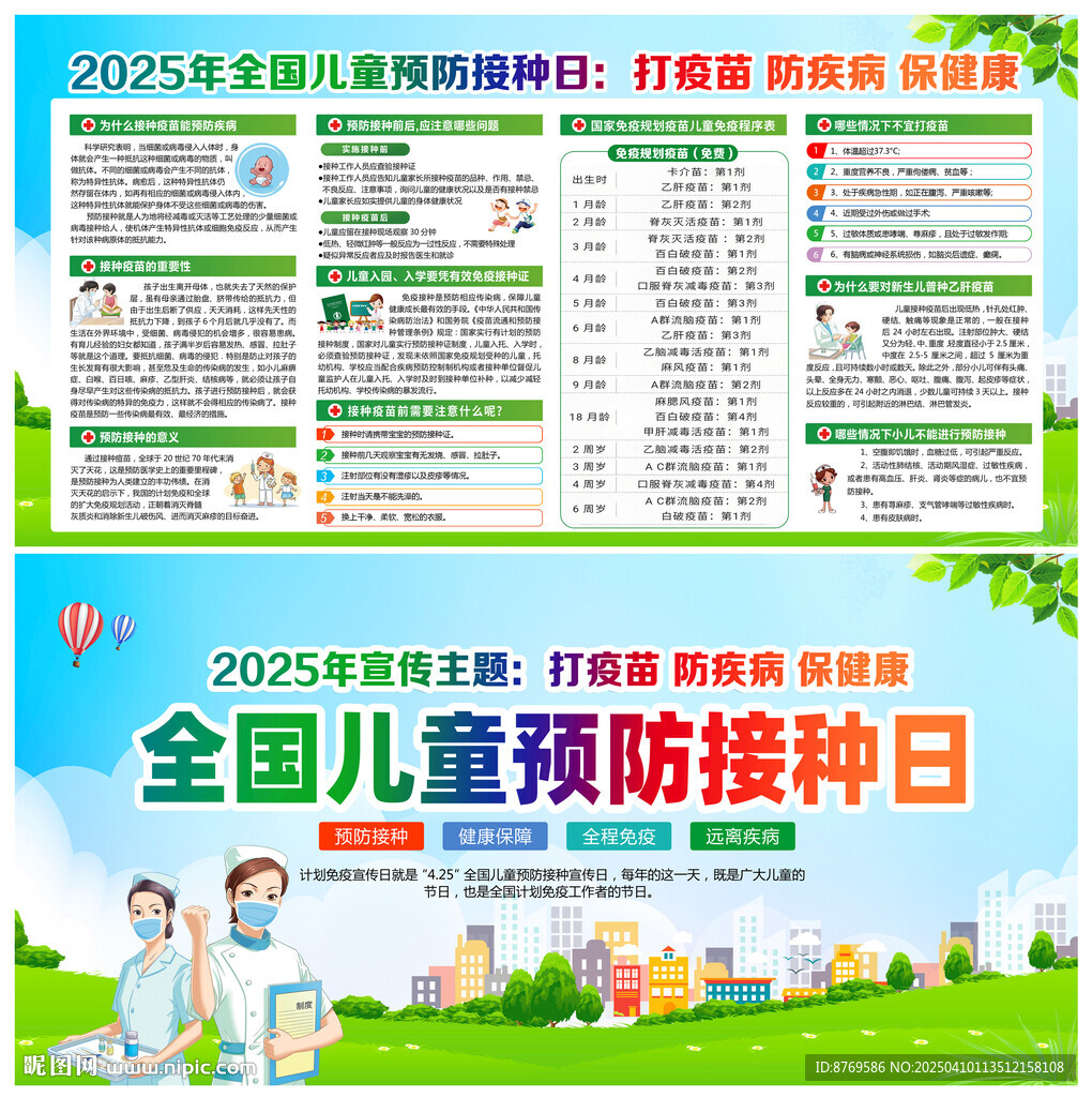 2025年全国儿童预防接种日