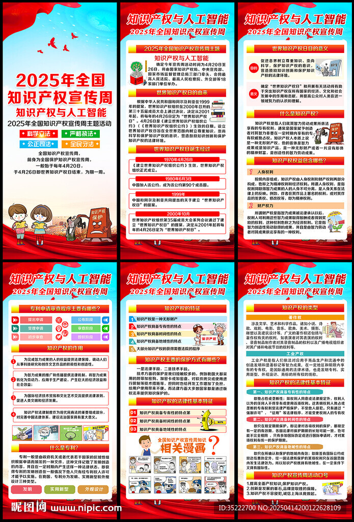 2025年知识产权宣传周展架