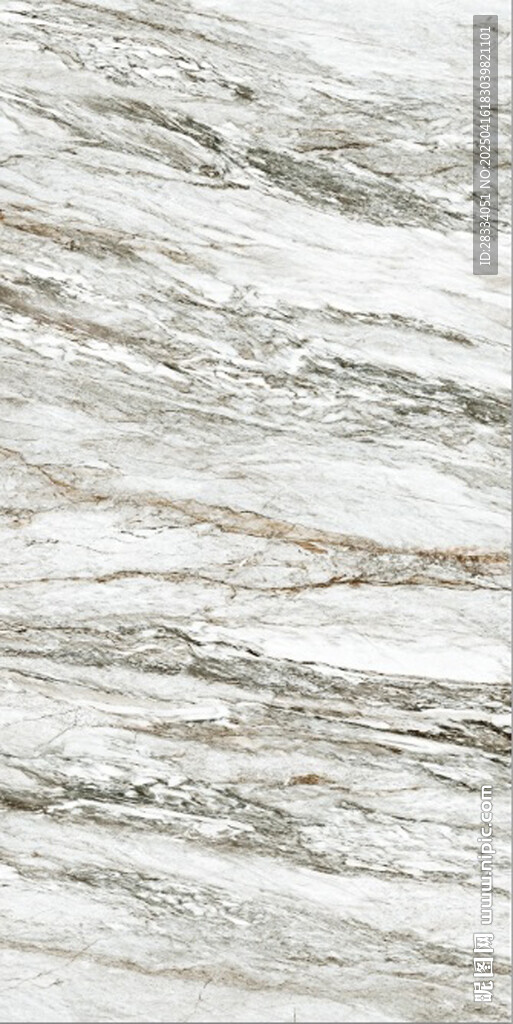 水墨云海白大理石