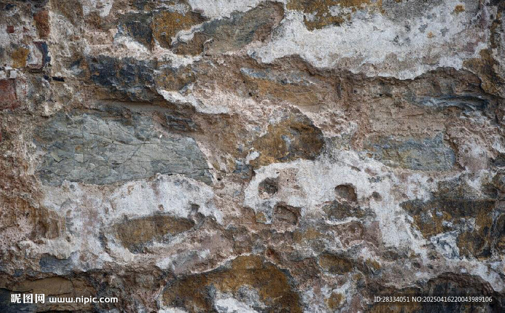 斑驳老旧墙面纹理特写
