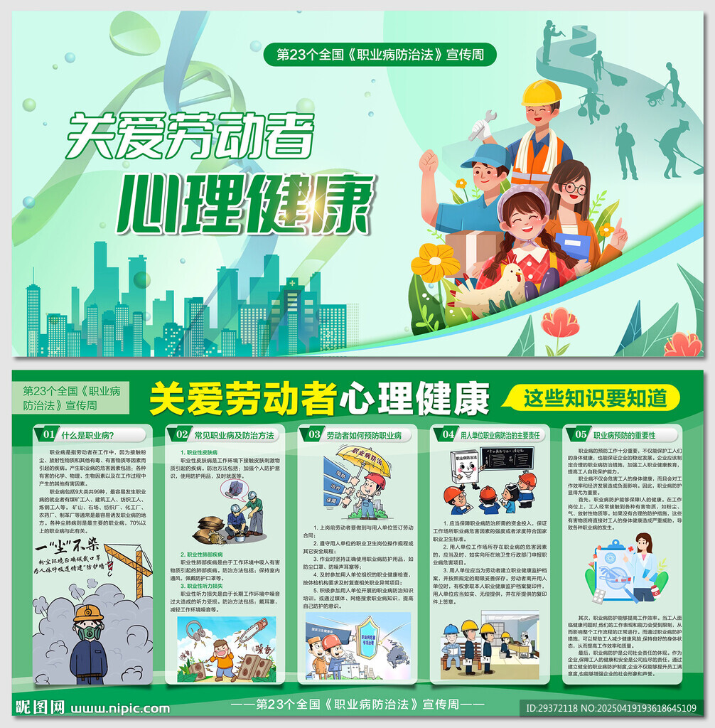 2025职业病防治法宣传周展板
