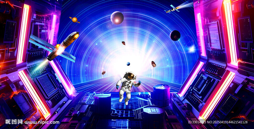 宇宙星空KTV科幻星空场景