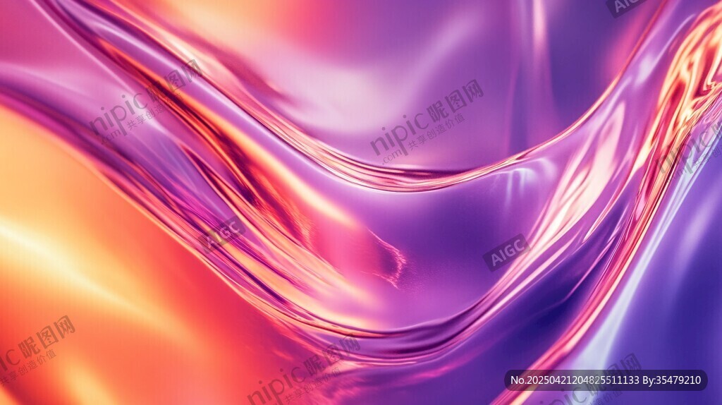 流动炫彩流体背景图案