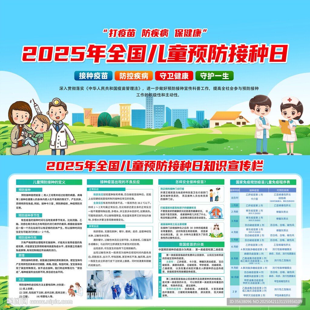 2025年全国儿童预防接种日展
