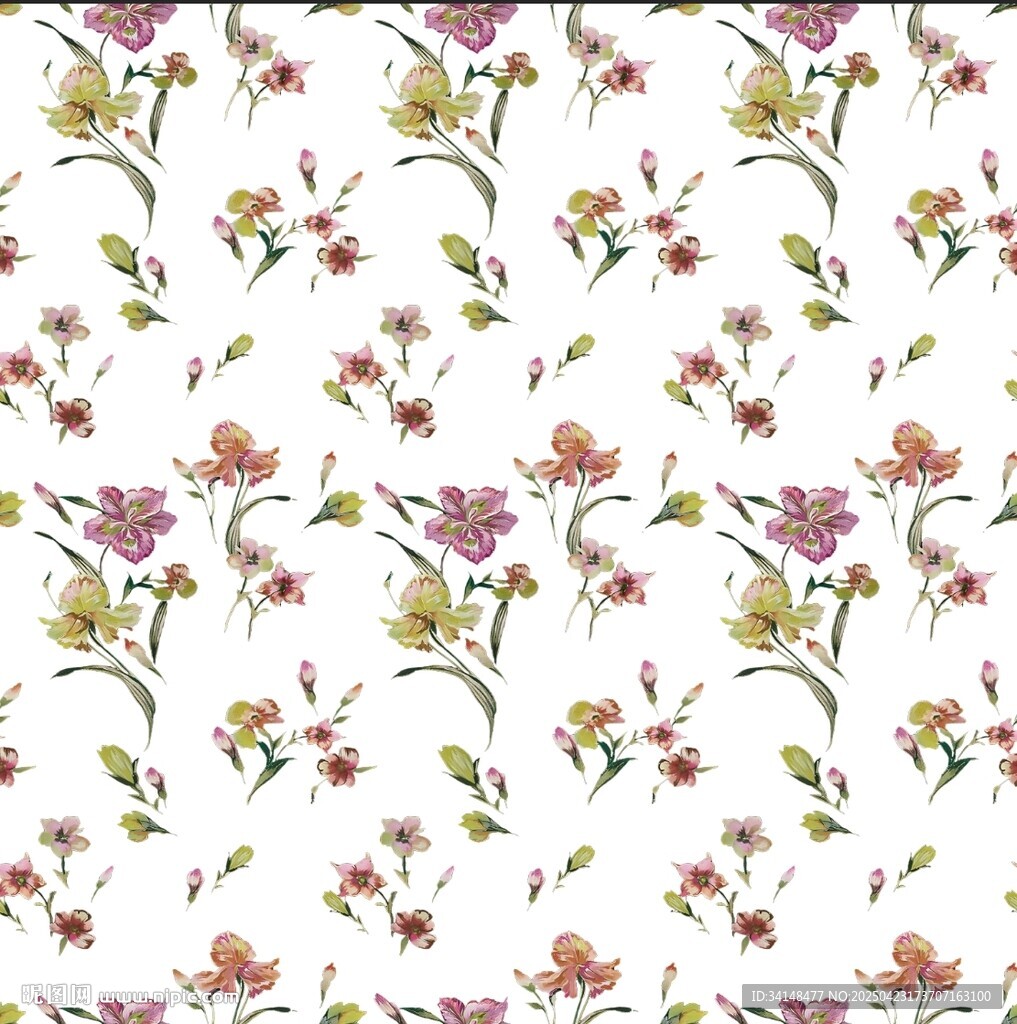 花卉图案背景图