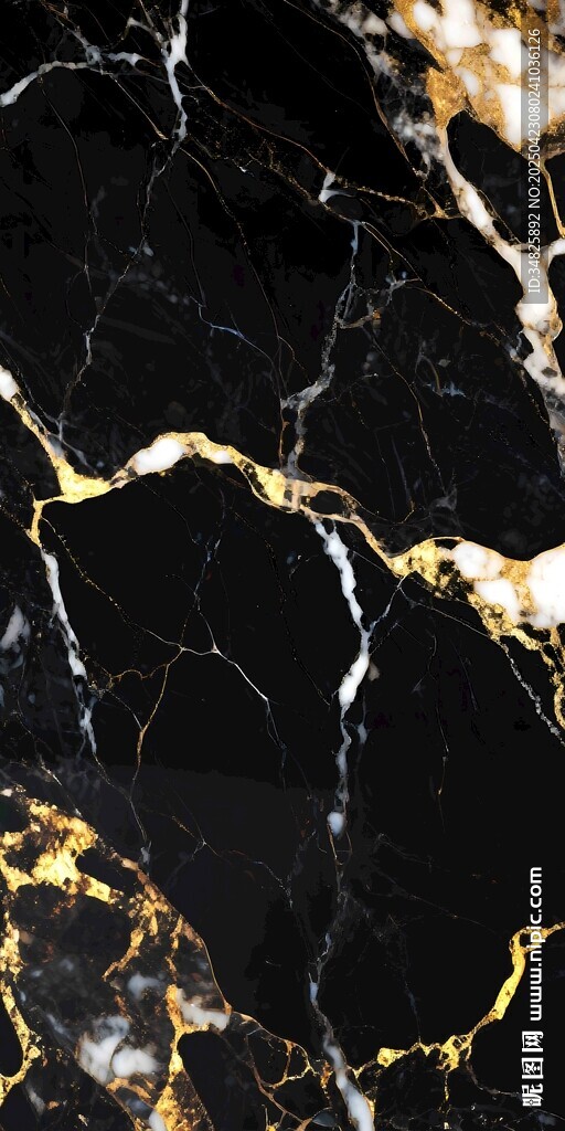 黑金大理石纹理图案