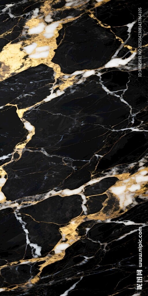 黑金大理石纹理图案