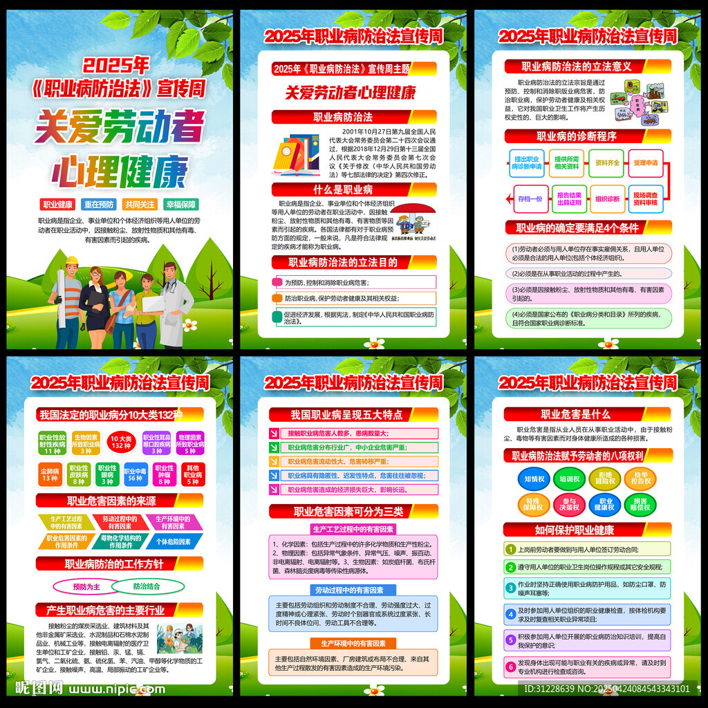 2025职业病防治法宣传周展板