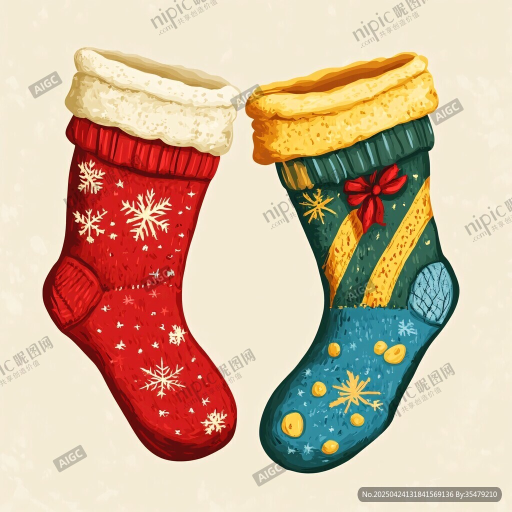 圣诞装饰袜 节日氛围感拉满