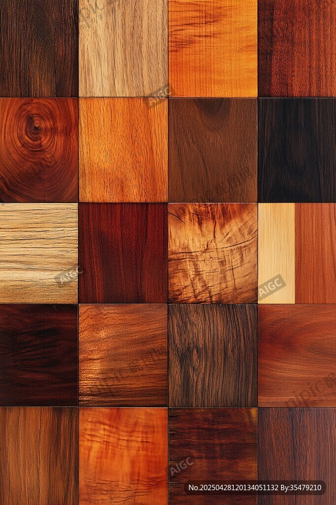 多样木材纹理拼接展示