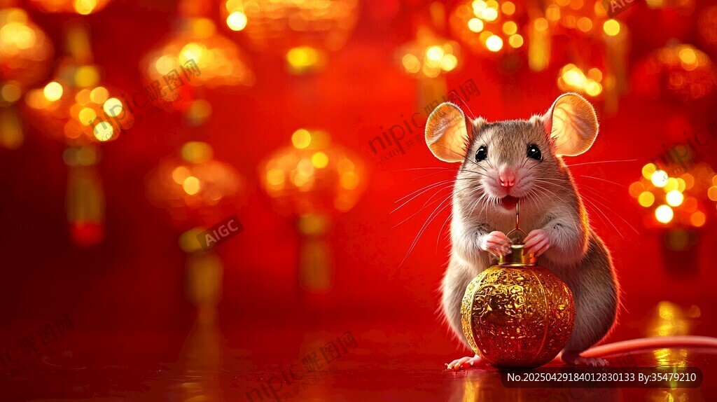 金鼠贺岁 喜庆新年氛围浓