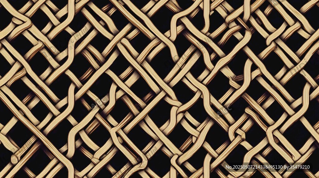 金色编织纹理图案背景