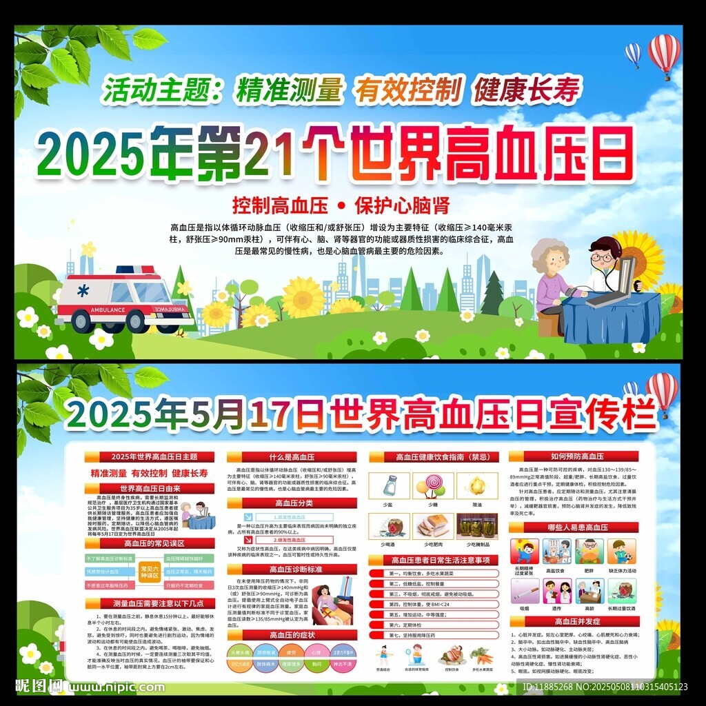 2025年世界高血压日宣传海报