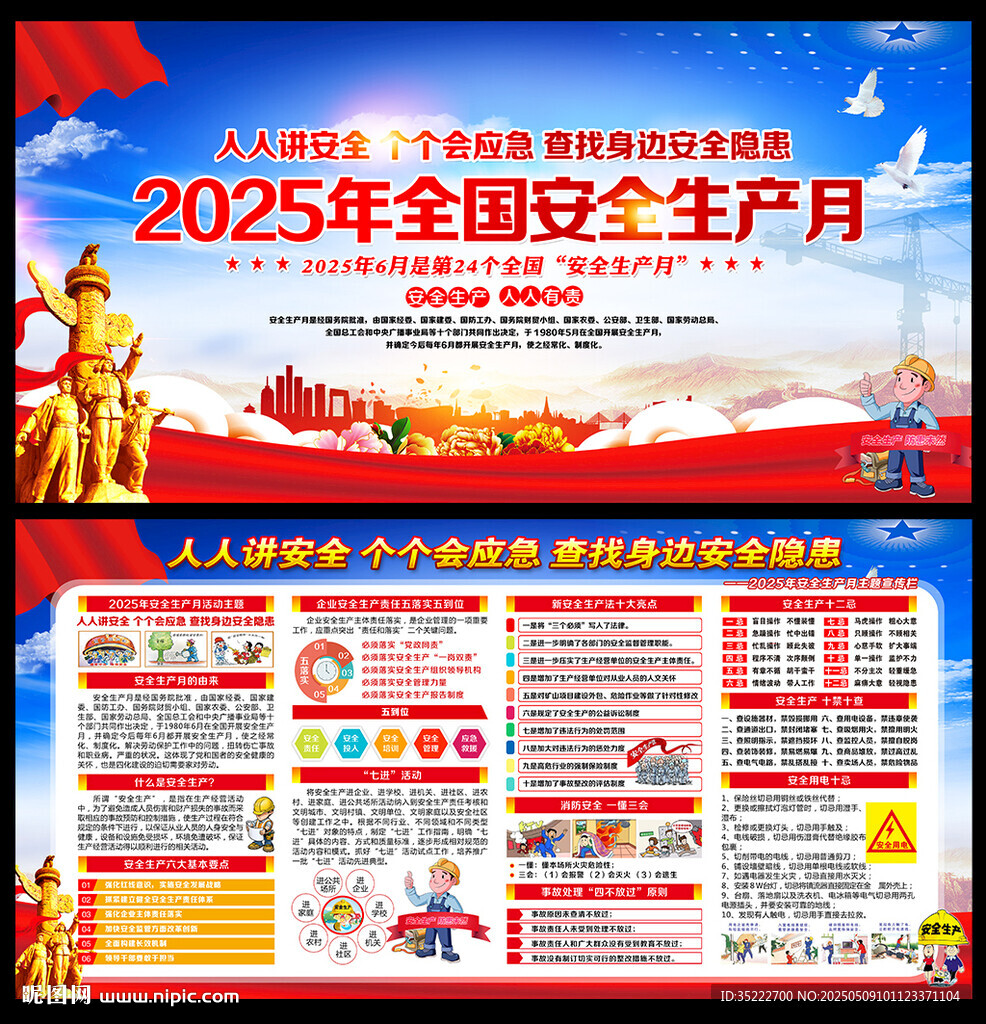 第24个安全月展板