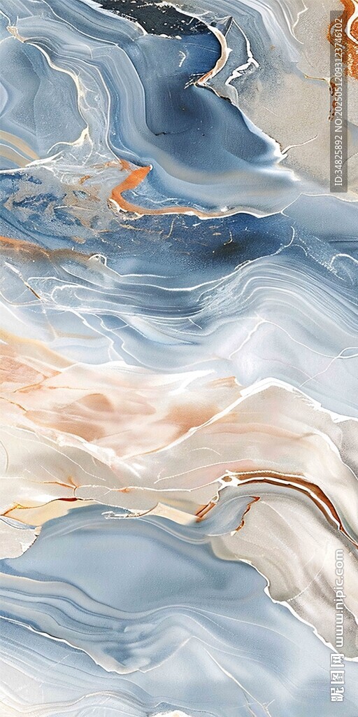 梦幻流体纹理大理石图案